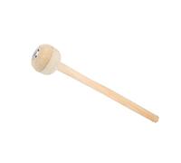 CHICIRIS Bass Drum Mallet with Wool Felt Head, Maple Stick for Marching | Non-slip Textured Grip, Anti-yellowing Felt, Lightweight and Portable, 14.2 Inch Total Length
