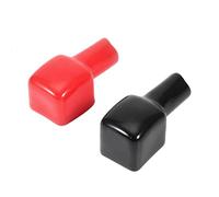 CHICIRIS Battery Terminal Caps Plastic Battery Terminal Cover 2 Pcs Red Black 45 X 20mm Insulating Dust Protection Easy Install for Car Motorcycle Truck Top Post
