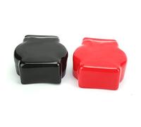 CHICIRIS Battery Terminal Covers, Universal Positive Negative Top Post Cap Protection, PVC Material, Antiwear Fireproof Heat Insulation Dustproof, 2 Pack