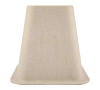 CHICIRIS Bed Risers Wide Base Furniture Raisers Set of 4, White 6.5 * 6.1in 1007g - Enhance Stability for Chairs and Sofas