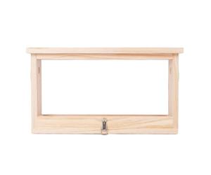 CHICIRIS Bee Breeding Box, 2 Sided Transparent Panels Ventilated, for Bee Colony Observation Educational Demonstrations Foraging Honey Storage Brood Rearing