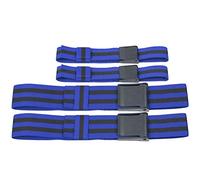 CHICIRIS BFR Training Bands, Blood Restriction Straps for Muscle Growth and Arm Leg Workouts with Occlusion Exercise (Blue [Blue])