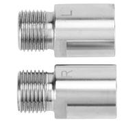 CHICIRIS Bicycle Pedal Extenders, Chrome Molybdenum Steel 20mm Shaft Core | 9/16 Inch Thread, Anti-rust Steel, Protect Crank Threads, Compatible with Road and Folding Bikes