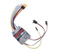 CHICIRIS Bidirectional Brushed ESC, Dual Channel 40A Mixed Control Electronic Speed Controller with Hybrid Control and Differential Steering for RC Metal Tank Boat