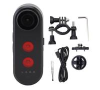CHICIRIS Bike Camera with Light, Bike Camera with Taillight 1080P 140 Degree Lens Loop Recording IPX6 Water Proof Rear View for Cycling (16G)