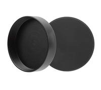CHICIRIS Black Aluminum Alloy Lens Cover for M42 Lens Support, 2 -piece Protective Cover for Dust and Moisture, Suitable for Every Photographer