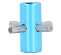 CHICIRIS Blue Aluminum Alloy Differential Locker, High Strength Shaft, Easy Installation, Compatible with Tamiya 1/10 TT02 RC Car, for 1/10 TT02 RC Car