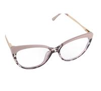 CHICIRIS Blue Light Blocking Glasses for Women TR90 Metal Anti Blue Light Glasses UV Blocking Reading Computer with Anti Slip Temple Covers Clear Lenses for Screen Reading Gaming (Apricot)