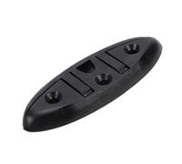 CHICIRIS Boat Folding Cleat, 4 Pcs Dock Cleat 5 Inch Nylon Flip Up Non Slip Pins for Yacht RV with Black Anodized Finish Sturdy Stress Distribution
