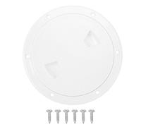 CHICIRIS Boat, White ABS Non Slip Inspection with Detachable Cover, Anti Anti Aging for Marine Boat Yacht (6 Inch)