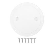 CHICIRIS Boat, White ABS Non Slip Inspection with Detachable Cover, Anti Anti Aging for Marine Boat Yacht (8 Inch)