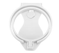 CHICIRIS Bogg Bag Cup Holder,Easy Hydration on The Go,Maximum Utility,Modern Minimalist Design,Clamp/Holder for Travel and Outdoor Adventures,Durable Plastic Material,Firm Grip (White)
