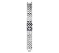 CHICIRIS Bracelet Watch, LED Lighting Wristwatch, Unique Design Stainless Steel Band Couple Wristwatch with Blue Red Light, for Boys Girls Students (Silver Ribbon Blu-ray)