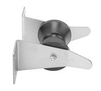 CHICIRIS Bracket 316 Stainless Steel Bow Roller Bracket Dual Wheel Type Screw Fixed Mount Resistant for Ship Yacht Fishing Boat Speedboat