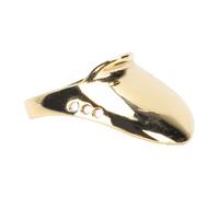 CHICIRIS Brass Archery Thumb Ring, Finger Protector Guard for Mongolian Release Horseback Archery, with Mirror Polished Design (18mm/0.71in)