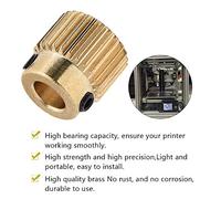CHICIRIS Brass Drive Gear for MK7 MK8 Extruder 26/40 Teeth for 3D Printer Accessories, High Bearing Capacity, Pack of 10pcs, Easy to Install (26 teeth)