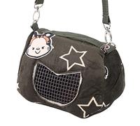 CHICIRIS Breathable Pet Carrier, Blackish Green Flannelette Bag for Hamsters, Guinea Pigs, Squirrels; Portable Outgoing Bag, Multiple Sizes (Large 24 Inch)