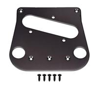 CHICIRIS Bridge Plate for Telecaster Guitar Bigsby Style Replacement Part | Direct Replacement Bridge Plate. Crafted From Sturdy Iron with a Sl lack coating. Enhanced Sustain. No Drilling Required