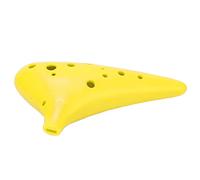 CHICIRIS C Tune Ocarina, 12 Hole ABS Musical Instrument with Rounded Finger Holes for Adults Children Professional Learners (Yellow)