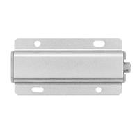CHICIRIS Cabinet Door Latch, Cabinet Door Damper Buffer, Push to Open Mechanism with Magnetic Tip for Kitchen Cupboard Drawer, Durable ABS Aluminum Alloy (Silver (Magnetic Head))