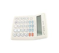 CHICIRIS Calculator, Calculators with Large Screen 12 Digits Desk with Music Play,Time,Date Setting,Volume Adjustment,Alarm Function