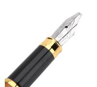 CHICIRIS Calligraphy Art Fountain Pen Broad Nib Stub Chisel Pointed Writing for Gothic Arabic Italic - Suitable for Calligraphists, Artists, Students - Retro Bamboo Plywood Handle (Pen tip 1.9mm)