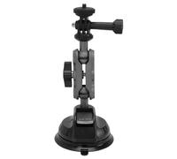 CHICIRIS Camera Suction Cup Car Mount, Suction Cup Car Mount with 1/4 Inch Interface, Aluminum Alloy Phone Holder, for Cameras (1PC)