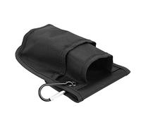 CHICIRIS Camera Waist Bag with Two Layers, Monopod Tripod Waist Case, Portable and Pouch for Climbing, Travel, Black