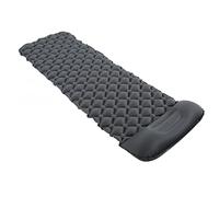 CHICIRIS Camping Sleeping Pad Inflatable Polyester Sleeping Mattress with TPU Sealing Coating 195x61x6cm Large Air Port Built In Pillow for Backpacking Hiking Camping