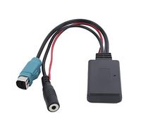 CHICIRIS Car Bluetooth Radio Cable ABS Bluetooth Audio Cable with Microphone Handsfree 5 0 AUX Adapter for KCE 236B CDA 9852 E Car Stereo Use
