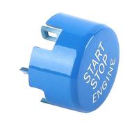 CHICIRIS Car Engine One Start Button, Convenient Durable Car Engine One Button Start Part for F30 G/F Disk Bottom with and Stop (Blue)