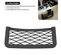 CHICIRIS Car Phone Holder, Universal Car Mesh Storage Organizer Mobile Phone Small Items Gadget Holder Auto Accessory, Durable and Flexible, Efficient Storage with Strong Viscosity, (L 360ml