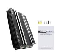 CHICIRIS Car Power Amplifier Aluminum Alloy Audio Amplifier 4 Channel 12V 4 X 60W Class A B Compact Design Heat Dissipation for Car Stereo System Drivers