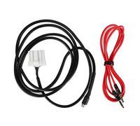 CHICIRIS Car Radio AUX Adapter Cable, Plastic Cable with 3.5mm Female Port, 150mm Length, Input for Car Stereo Music Playback, for 2 3 5 6 MX5 RX8 2006 2013
