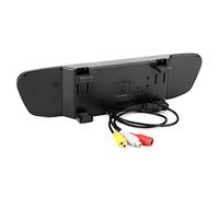 CHICIRIS Car Rearview Mirror Monitor 4.3in, HD TFT LCD Screen with 2 | 480×272 Resolution, 300:1 Contrast, DC 12V, ≤2W Low Power, PAL/NTSC/AUTO Compatible, Easy Install