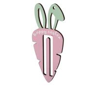 CHICIRIS Carrot Money Holder, Cute Bunny Easter Gift Cards Holder with Multifunctional Portable Design for Festivals and Family Outings (Pink)