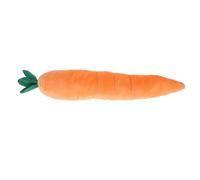CHICIRIS Carrot Shaped Dog Toy Safe Bite Resistant Squeaky Chew Toy for Anxiety Relief for All Dog Breeds 1 Count (Large)