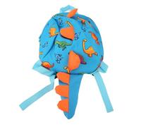 CHICIRIS Cartoon Dinosaur Toddler Backpack for Kids Prevents Lost with Leash Suitable for 2-4 Years Old Polyester (Blue)