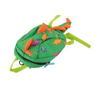 CHICIRIS Cartoon Dinosaur Toddler Backpack for Kids Prevents Lost with Leash Suitable for 2-4 Years Old Polyester (Green)