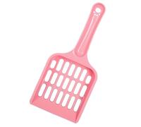 CHICIRIS Cat Litter Scoop Efficient Filtering Tool for Easy Cleaning At Home 19.8x8.8cm Durable PP Plastic (Pink)