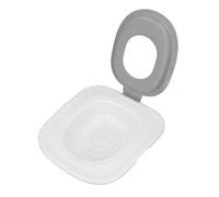 CHICIRIS Cat Toilet Trainer Kit Litter Box Toilet Training for Cats Grey ABS Removable Reusable with Easy Clean Design