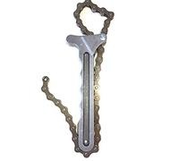 CHICIRIS Chain Wrench, Oil Filter Wrench Set Car Engine Oil Filter Chain Fuel Remover Tool Wrenches for Universal (AsShown)