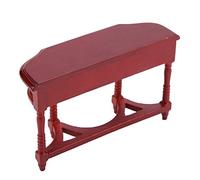 CHICIRIS Children Wooden Desk, Dollhouse Mini Table with Realistic Open Drawer, Living Room Decor for 1:12 Dollhouses, Fits Next to Wall, Ideal Miniature Furniture, Great Decoration for
