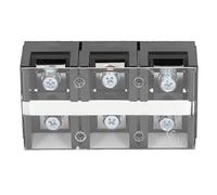 CHICIRIS Claim Block Electric Wire Barrier Screw Stripes for the Power Supply with Coverage Industrial Connection AC600V 100A, Easy to Assemble for the Vehicle Cable (TC-1003)