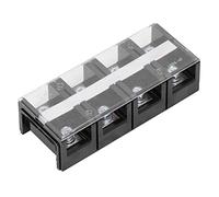 CHICIRIS Claim Block Electric Wire Barrier Screw Stripes for the Power Supply with Coverage Industrial Connection AC600V 100A, Easy to Assemble for the Vehicle Cable (TC-1004)
