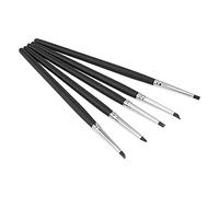 CHICIRIS Clay Pottery Molding Pens 5pcs Set for Sculpture Art Tools for People Like Clay Art Gift (Black pen tip (0#))
