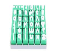 CHICIRIS Clay Stamps, Complete Alphabet Letter Stamps Set for Pottery, DIY Craft, with Storage Box for Custom Mugs and Plates
