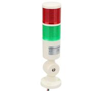 CHICIRIS CNC Machine Warning LED Indicator Light Stable Performance Flashing Bright for Machine Tools, Mechanical Equipment 24VDC Red Green