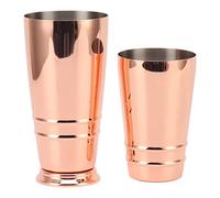 CHICIRIS Cocktail Shaker Stainless Steel, Dishwasher Safe 20 Oz (Copper | Durable, anti-shaking, glossy finish, easy to clean, camping, home bar