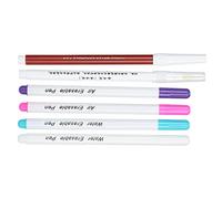 CHICIRIS Colorful Fabric Marker Set Water Extinguished Pen 6PCs, Water -soluble Sewing for Temporary Markings, for the Embroidery of the Clothing